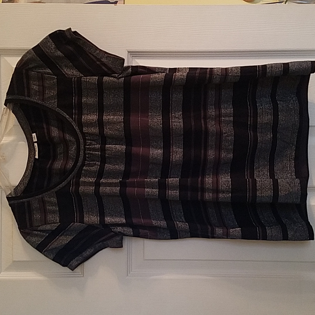 Black/Silver Blouse